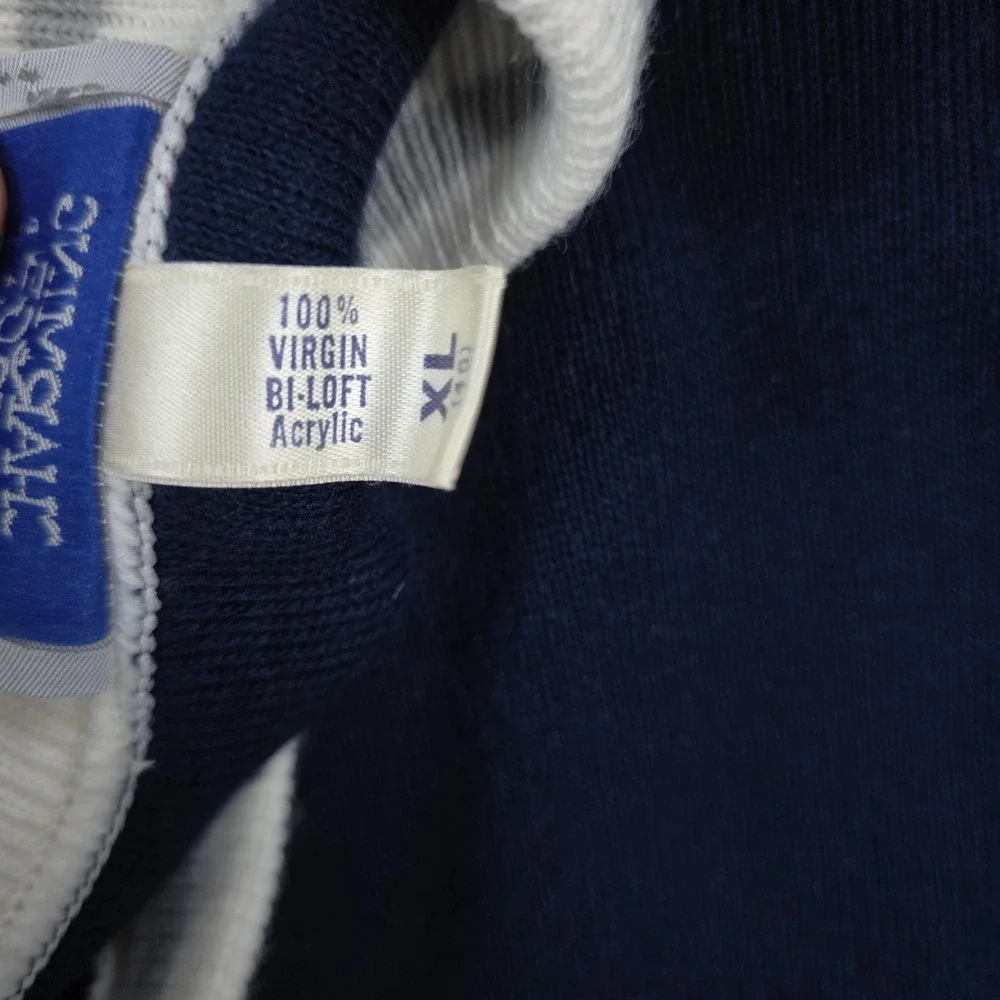 VINTAGE Charming Forge Sweater Mens XL Blue Crew Neck Pullover 80s Normcore